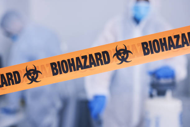 Professional Infectious Disease Decontamination technician working in Casco, ME